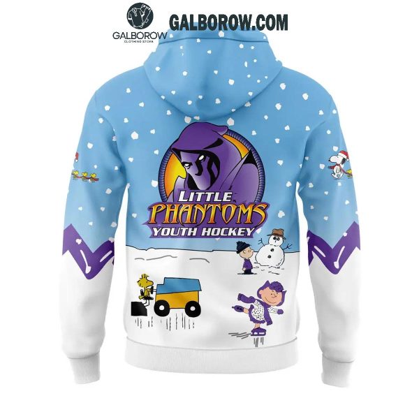 Youngstown Phantoms Peanuts Holidays Snoopy Playtime Hoodie T-Shirt