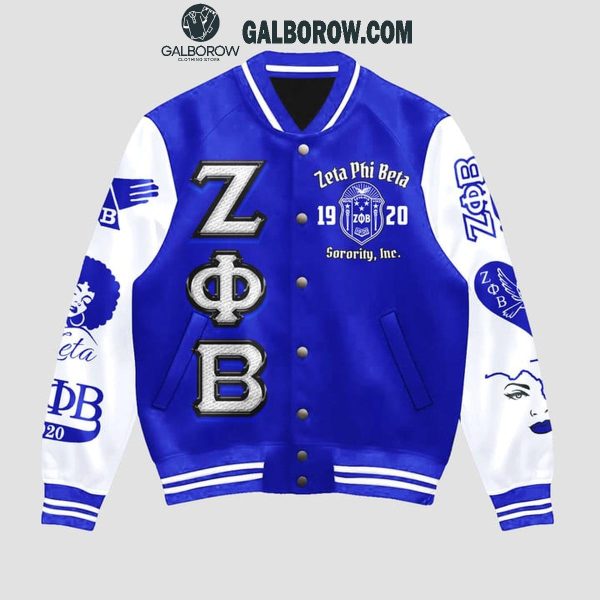 Zeta Phi Beta Fraternity Inc. 1920 In My DNA Personalized Baseball Jacket