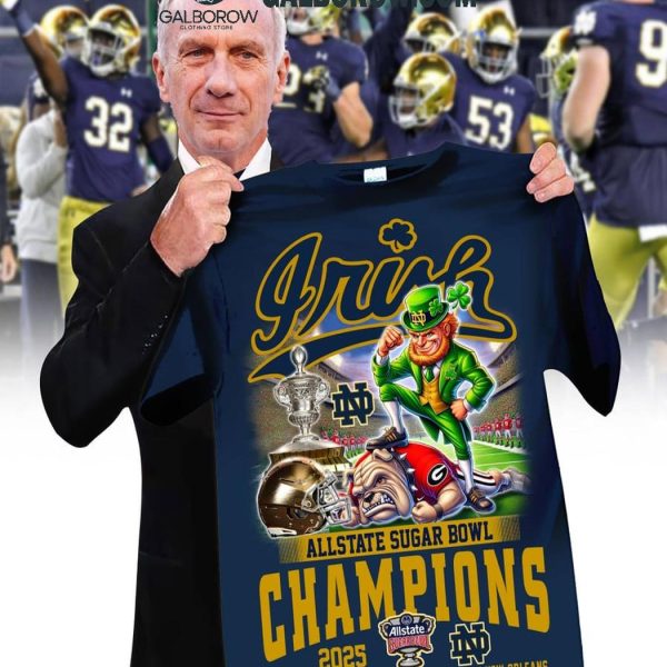 Allstate Sugar Bowl 2025 Notre Dame Fighting Irish Champions T-Shirt