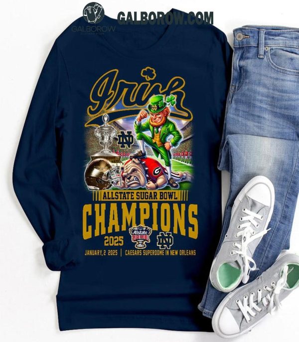 Allstate Sugar Bowl 2025 Notre Dame Fighting Irish Champions T-Shirt