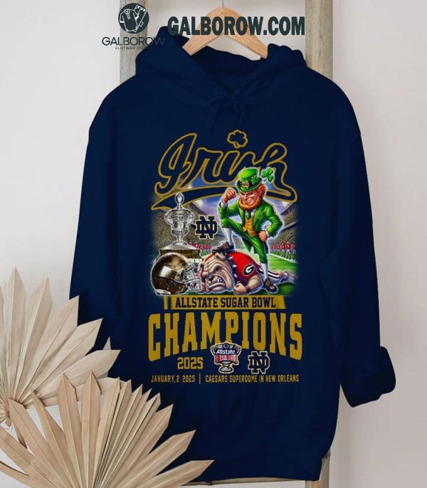 Allstate Sugar Bowl 2025 Notre Dame Fighting Irish Champions T-Shirt