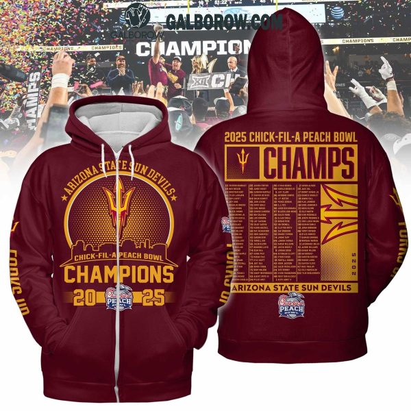 Arizona State Sun Devils Champions 2025 Hoodie T Shirt