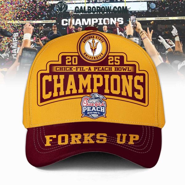 Arizona State Sun Devils Chick Fil A Peack Bowl Champions Gold Cap