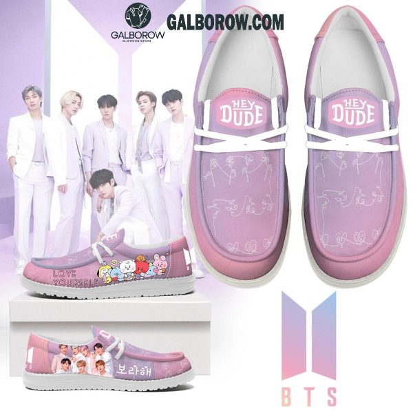 BTS Love Yourself New Year 2025 Hey Dude Shoes