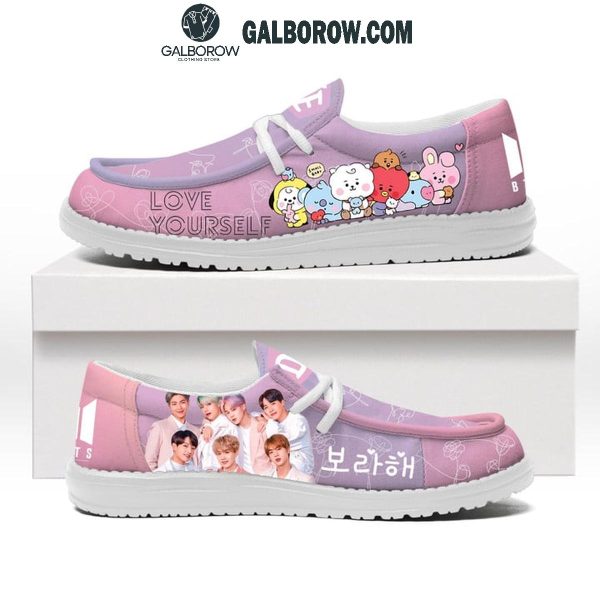 BTS Love Yourself New Year 2025 Hey Dude Shoes