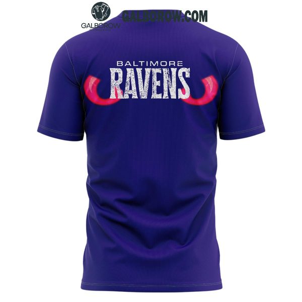 Baltimore Ravens Flock Out And Find Out 2024-2025 Celebrating Hoodie T-Shirt