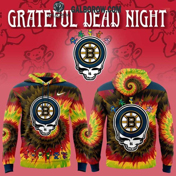 Boston Bruins Hockey Crazy Grateful Dead Night 2025 Hoodie T-Shirt