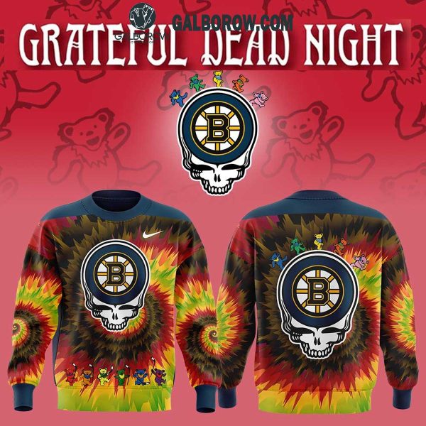 Boston Bruins Hockey Crazy Grateful Dead Night 2025 Hoodie T-Shirt