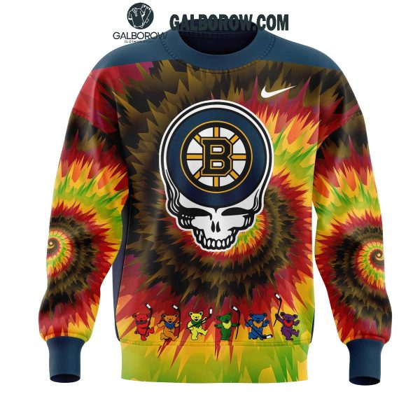 Boston Bruins Hockey Crazy Grateful Dead Night 2025 Hoodie T-Shirt