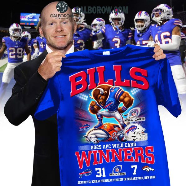 Buffalo Bills 2025 AFC Wild Cards Winner Beat Denver Broncos T-Shirt