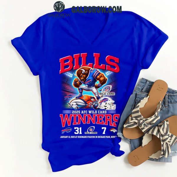 Buffalo Bills 2025 AFC Wild Cards Winner Beat Denver Broncos T-Shirt