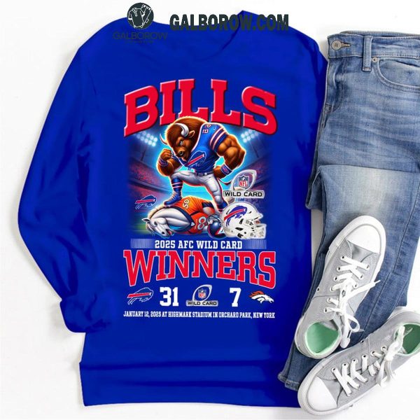 Buffalo Bills 2025 AFC Wild Cards Winner Beat Denver Broncos T-Shirt