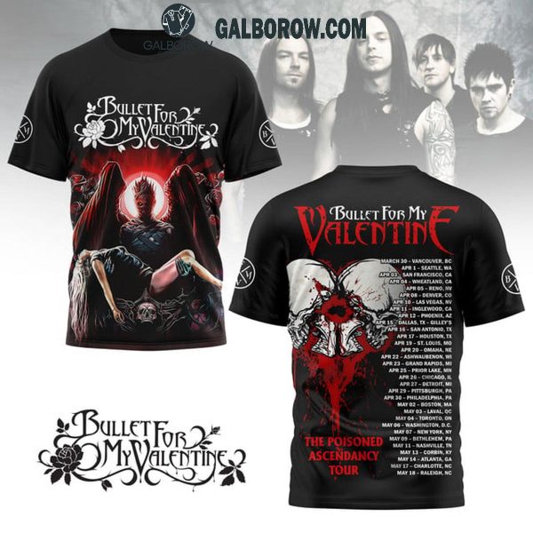 Bullet For My Valentine The Poisoned Ascendancy Tour 2025 Hoodie T-Shirt