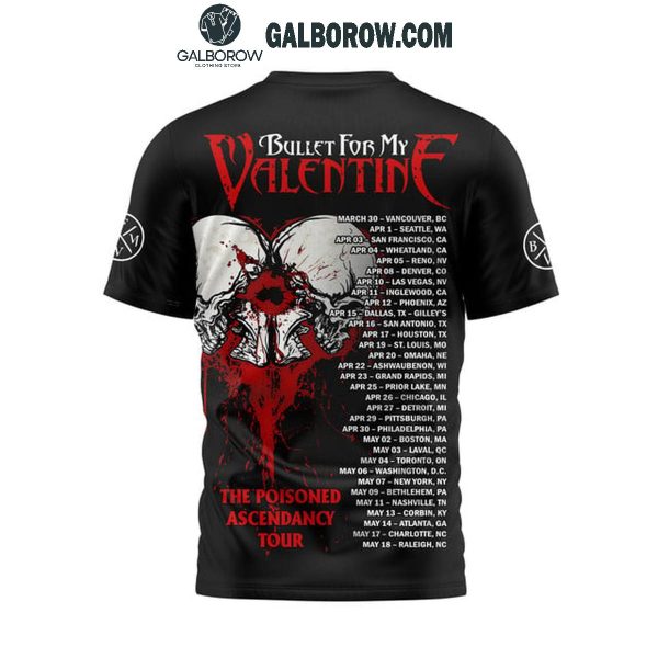 Bullet For My Valentine The Poisoned Ascendancy Tour 2025 Hoodie T-Shirt