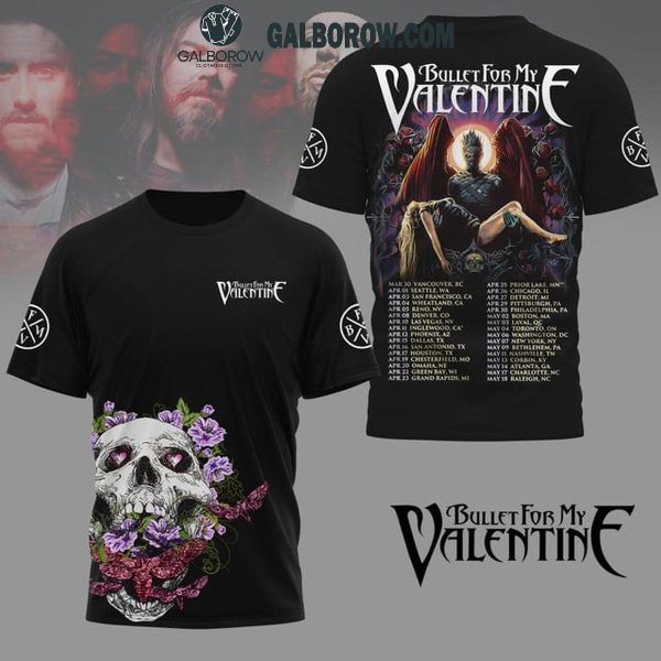 Bullet For My Valentine Tour 2025 Hoodie T-Shirt