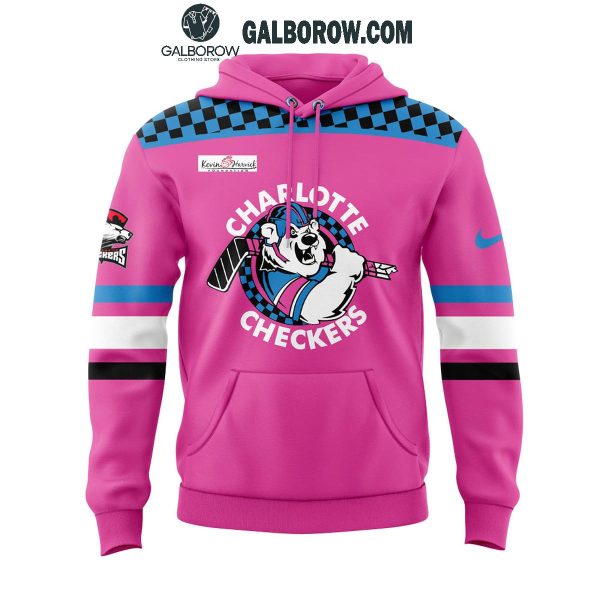 Charlotte Checkers Hockey Neon Night Celebration 2025 Hoodie T-Shirt