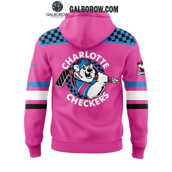 Charlotte Checkers Hockey Neon Night Celebration 2025 Hoodie T-Shirt