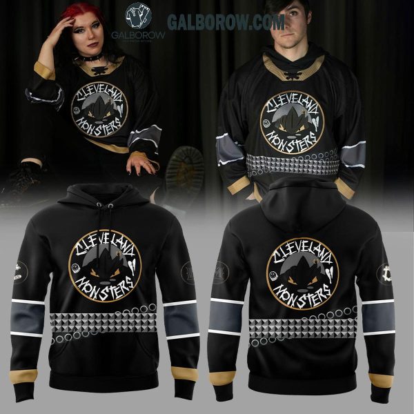 Cleveland Monsters Celebrating 2025 Emo Night Hoodie T-Shirt