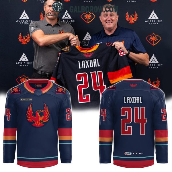 Coachella Valley Firebirds Coach Derek Laxdal 2024 The Memories Hockey Jersey