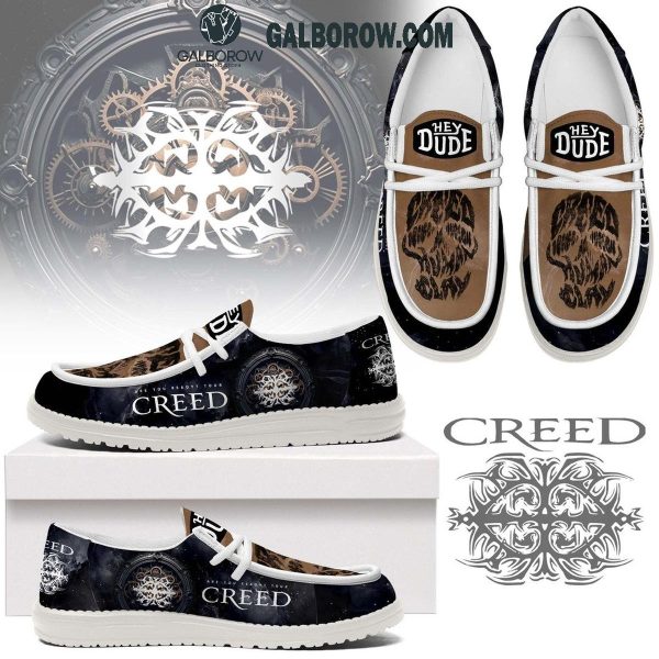 Creed Rocking To Celebrate New Year 2025 Hey Dude Shoes