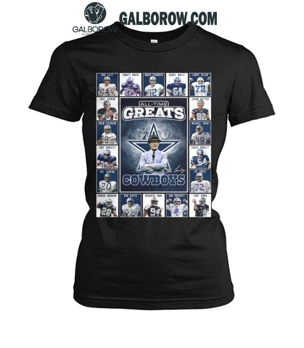 Dallas Cowboys All-Time Greats Of The Cowboys Football 2025 T-Shirt