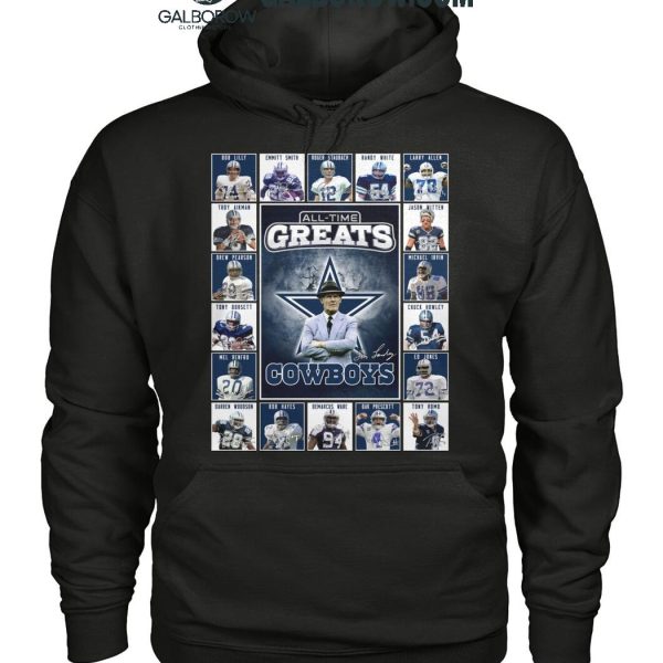 Dallas Cowboys All Time Greats Of The Cowboys Football 2025 T Shirt