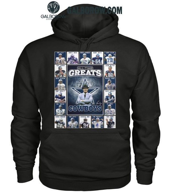 Dallas Cowboys All-Time Greats Of The Cowboys Football 2025 T-Shirt