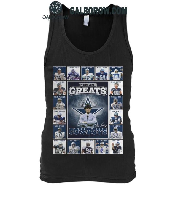 Dallas Cowboys All-Time Greats Of The Cowboys Football 2025 T-Shirt