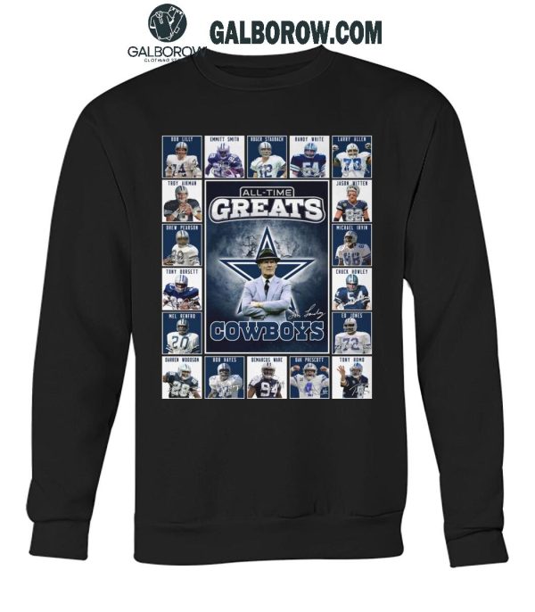 Dallas Cowboys All-Time Greats Of The Cowboys Football 2025 T-Shirt