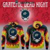 Detroit Lions Grateful Dead 2025 Crazy Rock Night Hoodie T-Shirt