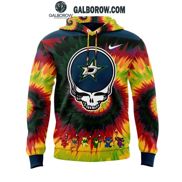 Dallas Stars Grateful Dead 2025 Crazy Rock Night Hoodie T-Shirt