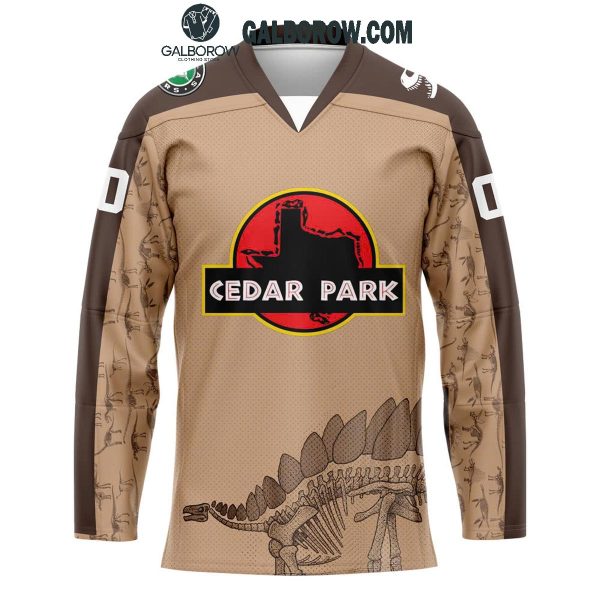 Dallas Stars Jurassic Park Night Cedar Park 2025 Personalized Hockey Jersey