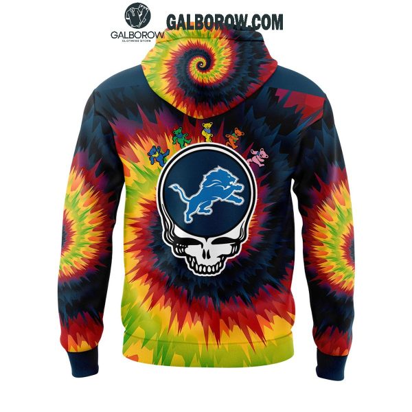 Detroit Lions Grateful Dead 2025 Crazy Rock Night Hoodie T-Shirt