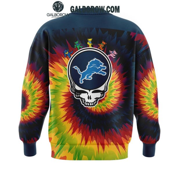 Detroit Lions Grateful Dead 2025 Crazy Rock Night Hoodie T-Shirt