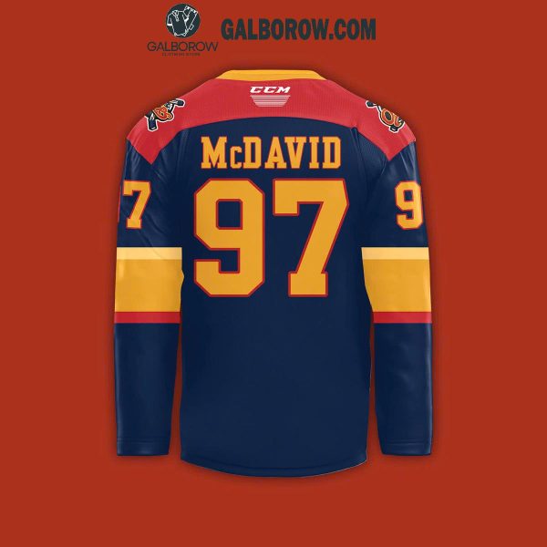 Erie Otters 2025 Connor McDavid Jersey Retirement Night Hockey Jersey