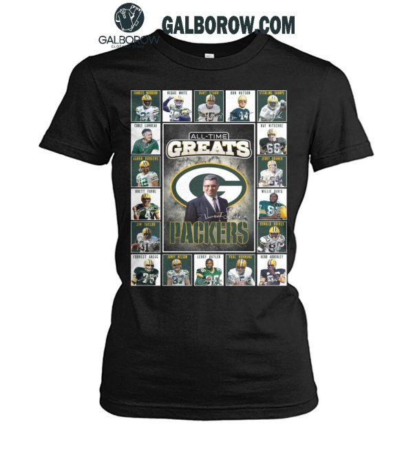 Green Bay Packers All-Time Greats Of The Packers Football 2025 T-Shirt