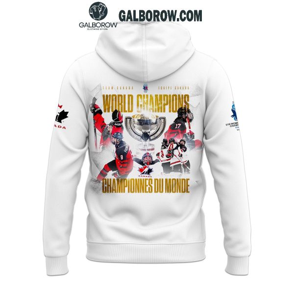 Hockey Canada Champions World Champs 2025 Celebration Hoodie T-Shirt