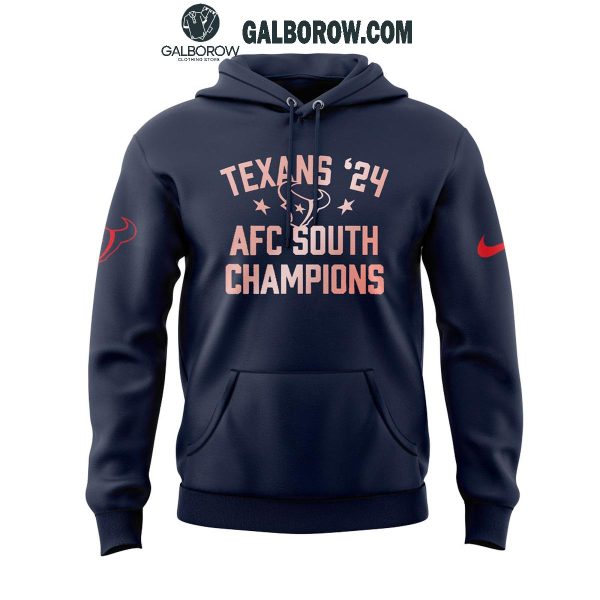 Houston Texans 2024 AFC South Champions 8th Time Glory Hoodie T-Shirt