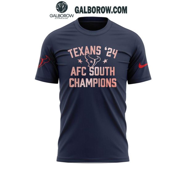 Houston Texans 2024 AFC South Champions 8th Time Glory Hoodie T-Shirt