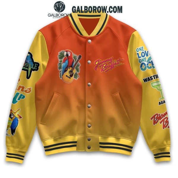 Jimmy Buffett Some Of It’s Magic Some Of It’s Tragic Baseball Jacket