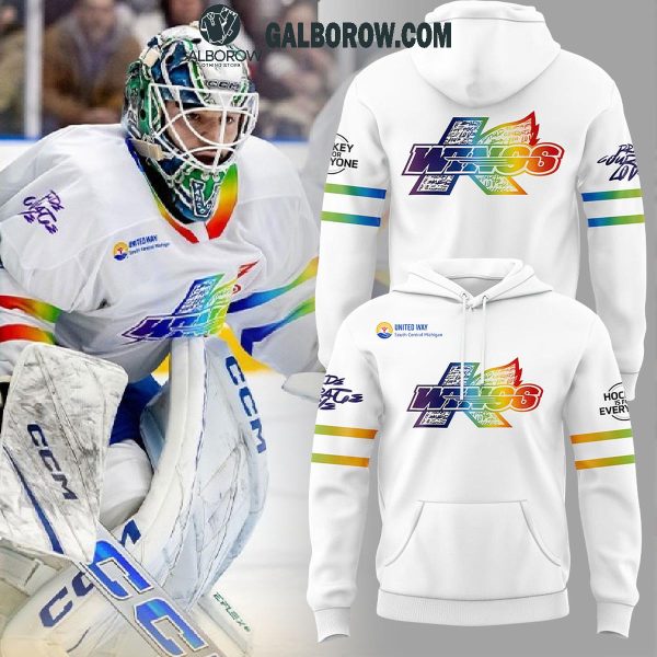 Kalamazoo Wings Uniform Tonight’s Rainbow Ice 2025 Version Hoodie T-Shirt