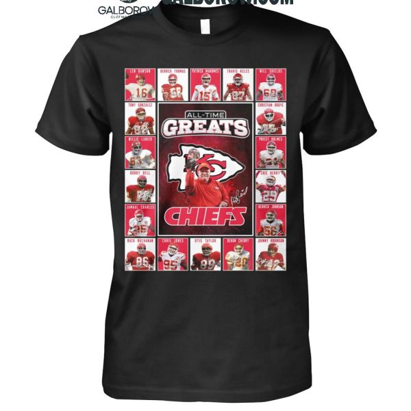 Kansas City Chiefs All-Time Greats Of The Chiefs Football 2025 T-Shirt