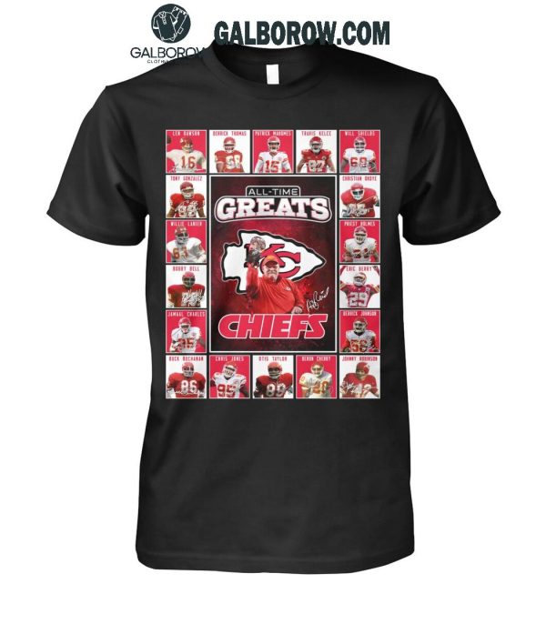 Kansas City Chiefs All-Time Greats Of The Chiefs Football 2025 T-Shirt