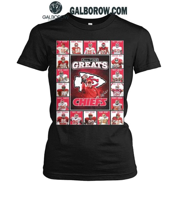 Kansas City Chiefs All-Time Greats Of The Chiefs Football 2025 T-Shirt