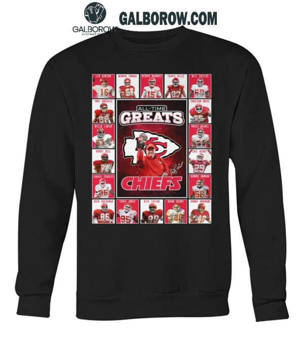 Kansas City Chiefs All-Time Greats Of The Chiefs Football 2025 T-Shirt