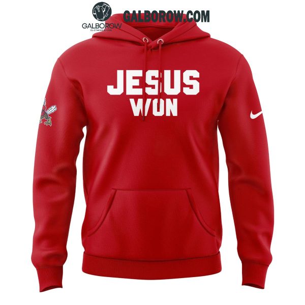 Liberty Flames Coach Jamey Chadwell Jesus Won 2025 Hoodie T-Shirt