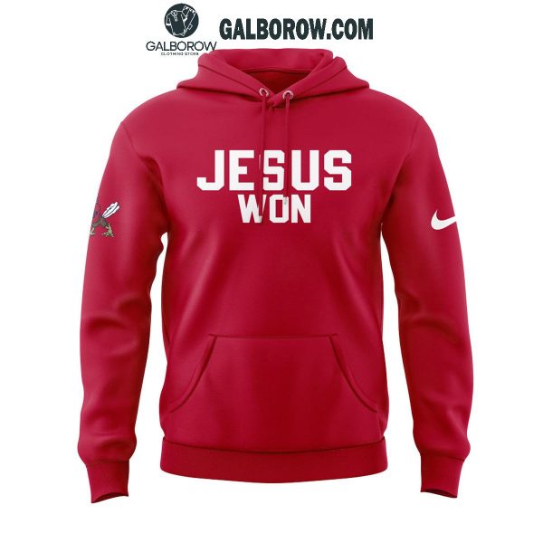 Liberty Flames Football 2025 Coach Jamey Chadwell Jesus Won Hoodie T-Shirt