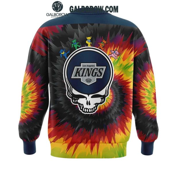 Los Angeles Kings Grateful Dead 2025 Crazy Rock Night Hoodie T-Shirt