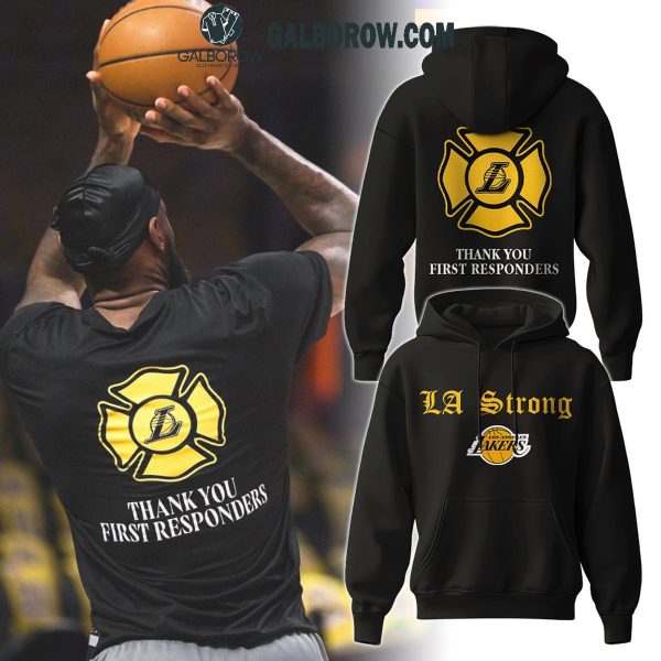 Los Angeles Lakers 2025 Support Those Impacted By The LA Wildfires Hoodie T-Shirt