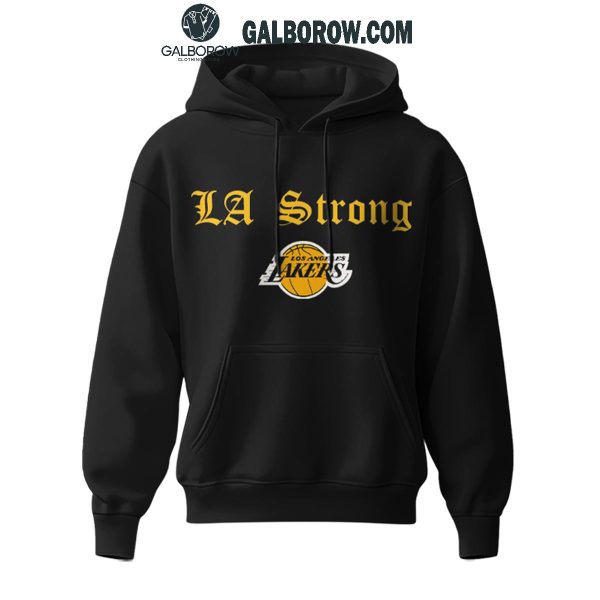 Los Angeles Lakers 2025 Support Those Impacted By The LA Wildfires Hoodie T-Shirt